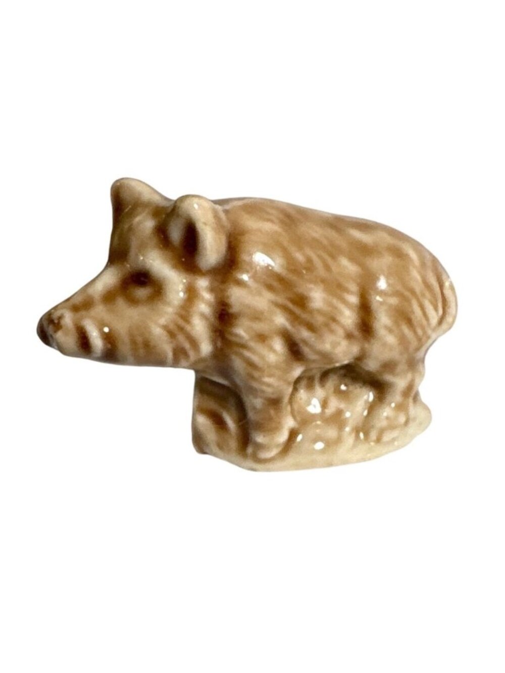 Wade Whimsies Wild Boar Figurine Made In England Vintage Collectible